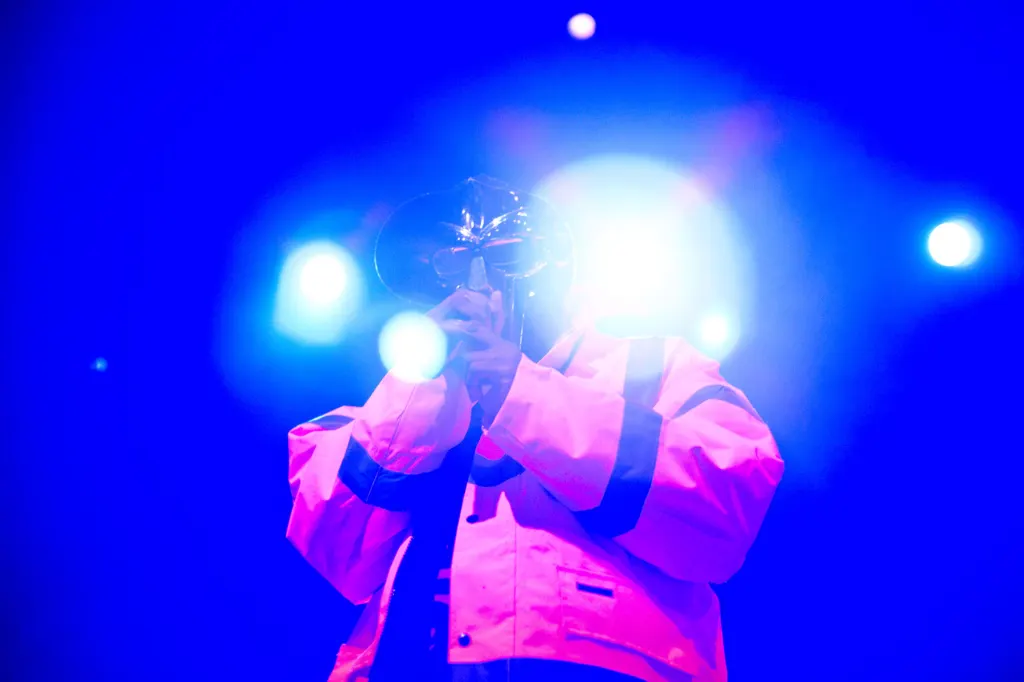 MF DOOM performing at HMV Forum, London